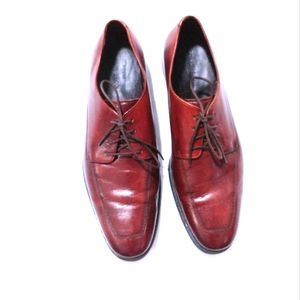 Cole Haan Lace-Up Leather Shoe, Size 11 M, Brown.